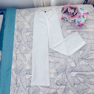 White Wide Leg Pants 🤍🤍🤍